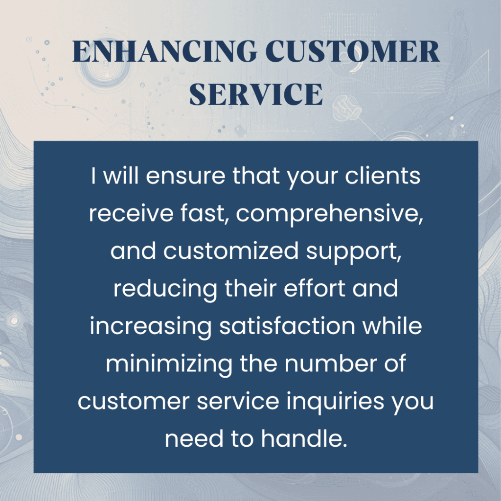 Enhancing customer service