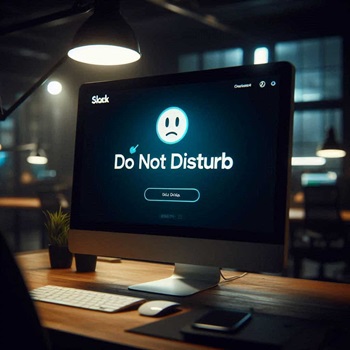 Set a custom status in Slack